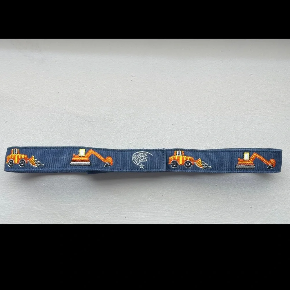 Myself Boys Adaptive Belt kids bulldozer dump truck construction Sz 7/8 Preowned